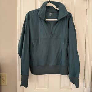 Old Navy Dynamic Fleece Half Zip in Green